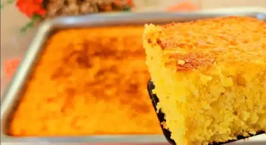 Bolo sem glúten e sem lactose feito com flocão, saudável e extremamente macio e fofinho 2 Bolo sem glúten