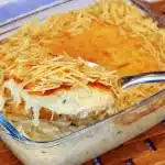 Frango cremoso com creme de milho ao forno, uma refeição principal perfeita e irresistível 1 Frango cremoso