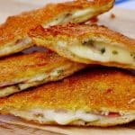 Lanche de pão de forma