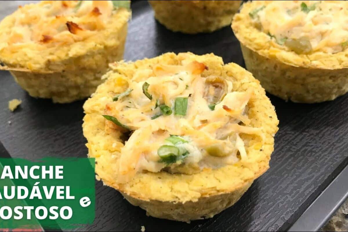 Lanche saudável de frango