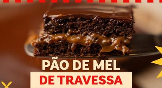 Pão de mel na travessa