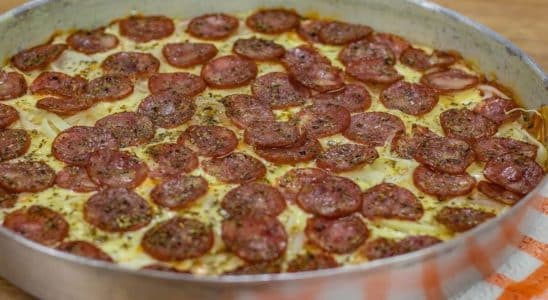 Pizza de calabresa