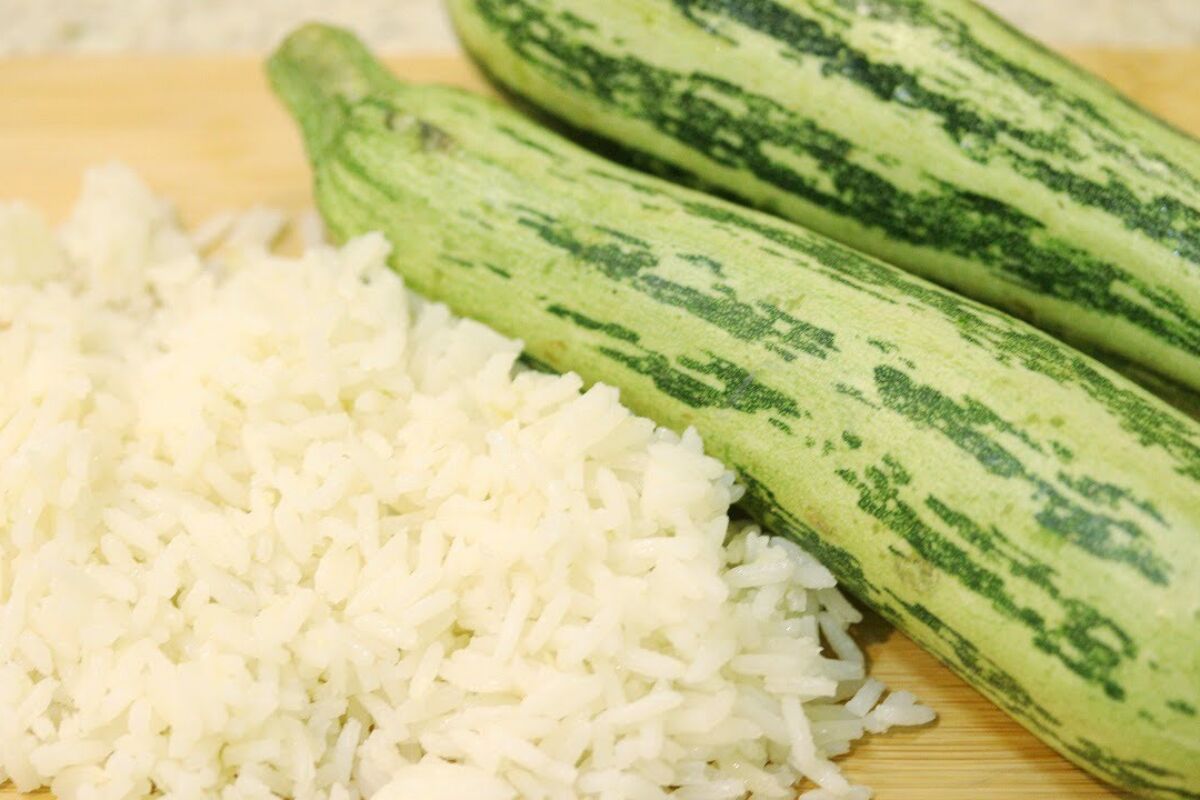 Receita de abobrinha com arroz que fica super saborosa e vai surpreender toda a sua família 1 Receita de abobrinha