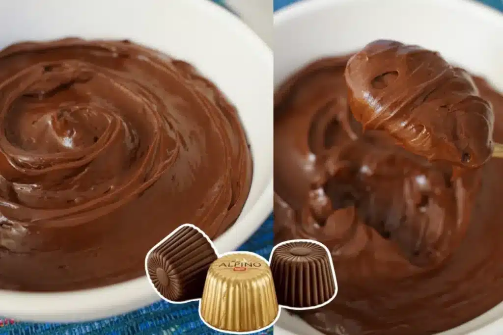 Recheio alpino para bolos super cremoso, rápido e rico em sabor, que não precisa ir ao fogo 4 Recheio alpino para bolos
