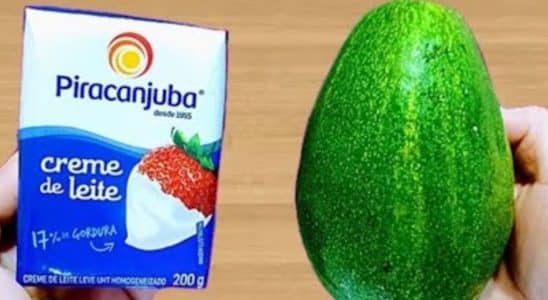 Sobremesa de abacate