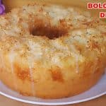 Bolo de coco tipo pão doce
