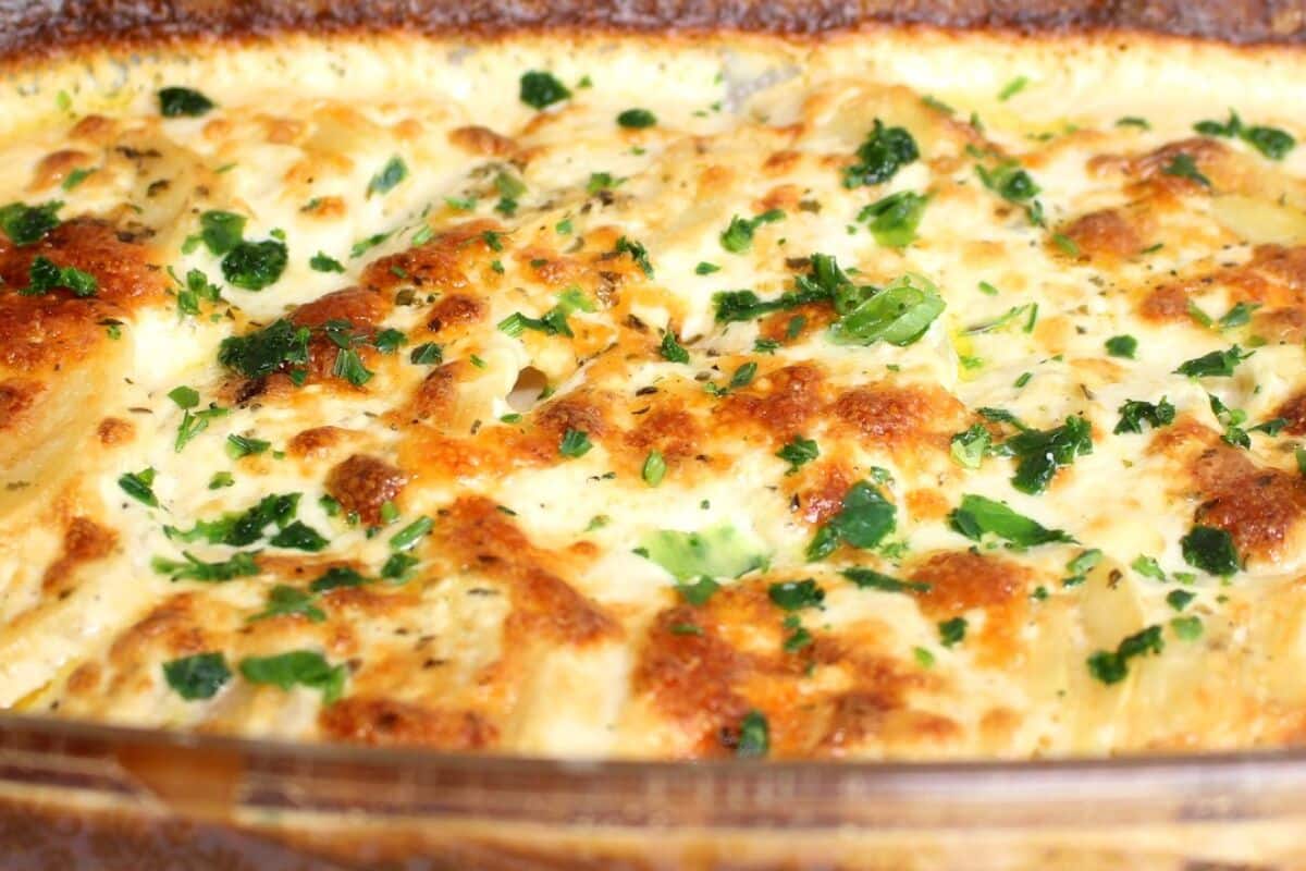 Batata gratinada