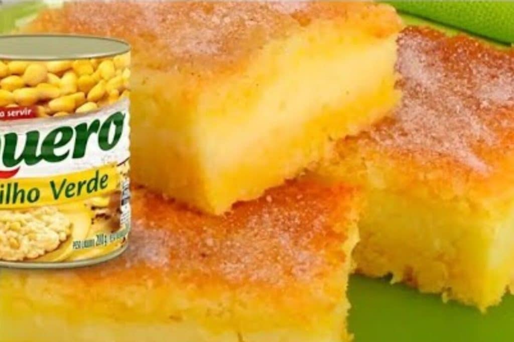 Bolo cremoso de milho