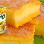 Bolo cremoso de milho