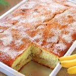Bolo de banana recheado