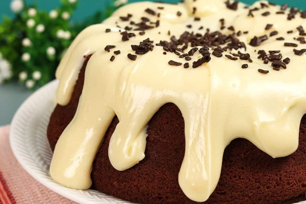 Bolo de chocolate com Ninho