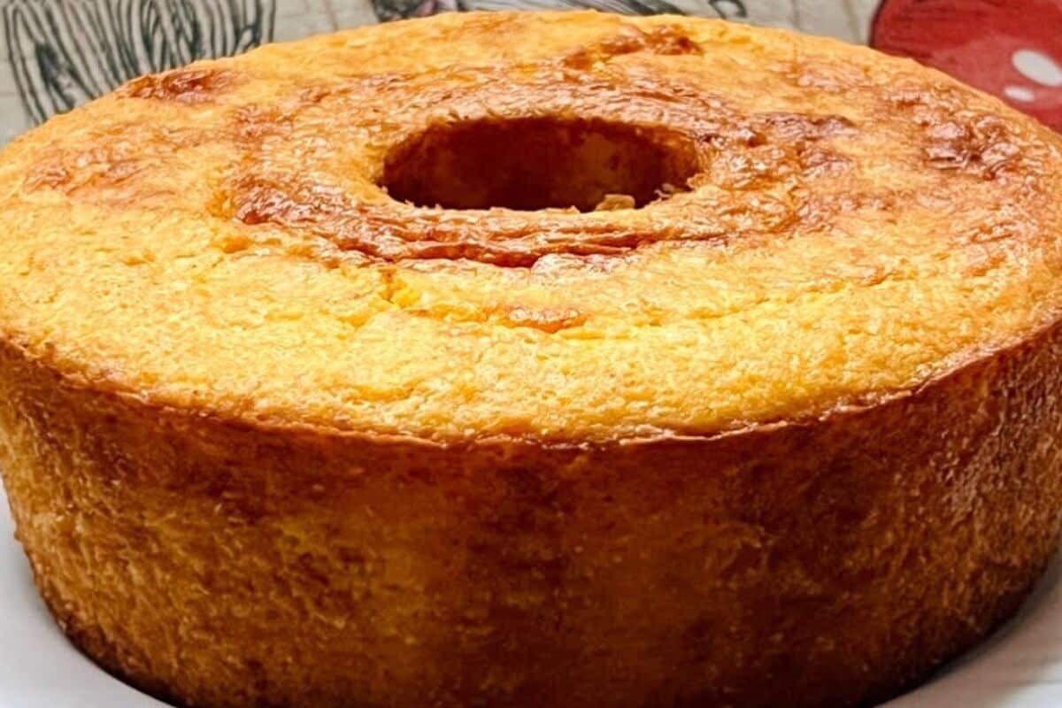 Bolo grande sem farinha: super cremoso, fácil e gostoso, perfeito para acompanhar um café 141 Bolo grande sem farinha