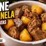 Carne de panela com batata feita sem água, muito suculenta e tão macia que desmancha na boca 1 Carne de panela com batata
