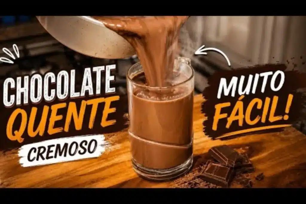 Chocolate quente cremoso, uma bebida aconchegante e deliciosa que vai agradar a todos 4 Chocolate quente cremoso