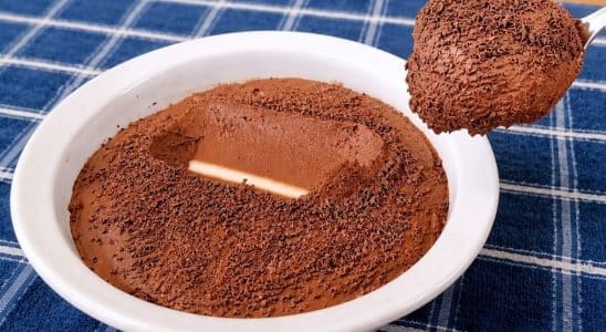 Mousse fit sem leite condensado