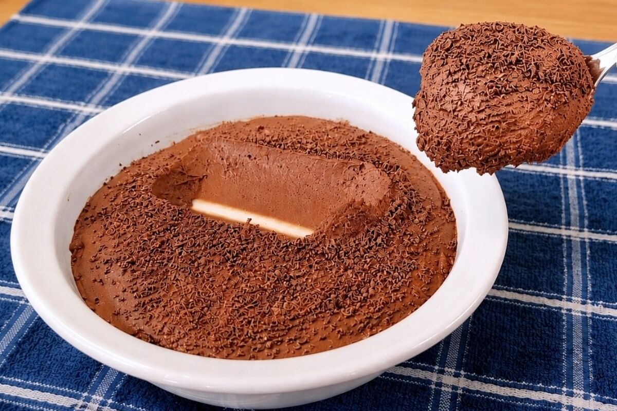 Mousse fit sem leite condensado, uma sobremesa cremosa incrível para saborear sem sair da dieta 69 Mousse fit sem leite condensado