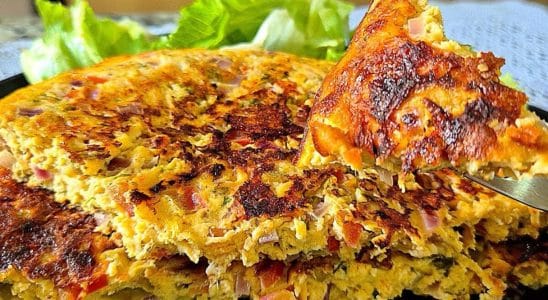 Omelete recheada