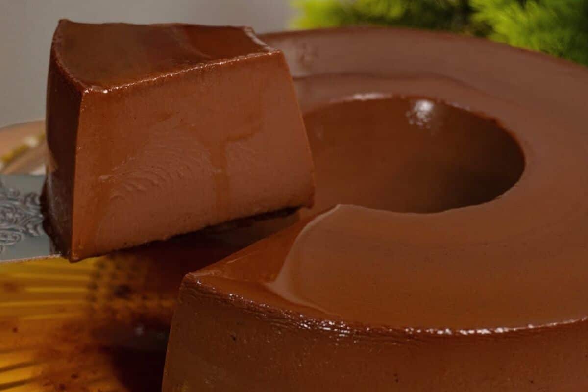 Pudim de chocolate