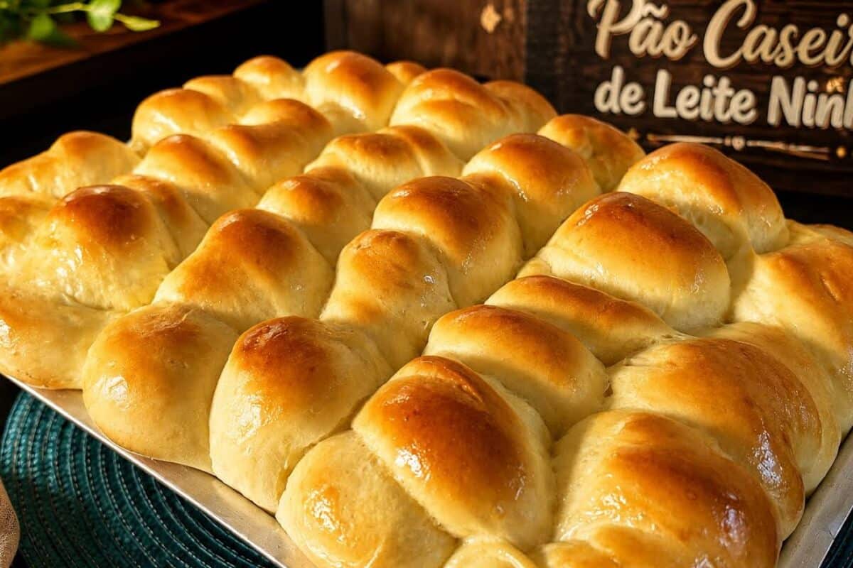 Pão caseiro de leite Ninho