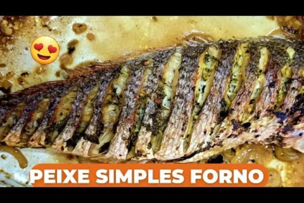 Peixe de forno com tempero delicioso e muito fácil de fazer, para um almoço leve e saboroso 4 Peixe de forno