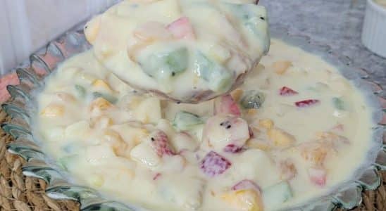 Salada de frutas que não amarga