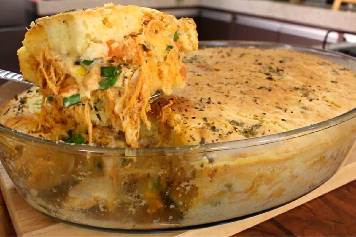 Torta salgada de frango