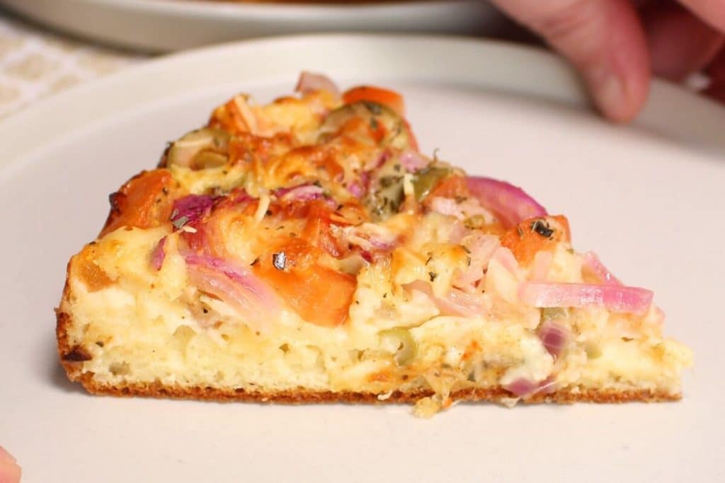Torta de tomate com queijo saborosa e bem recheada, para um lanche leve, prático e gostoso 152 Torta de tomate com queijo