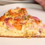 Torta de tomate com queijo