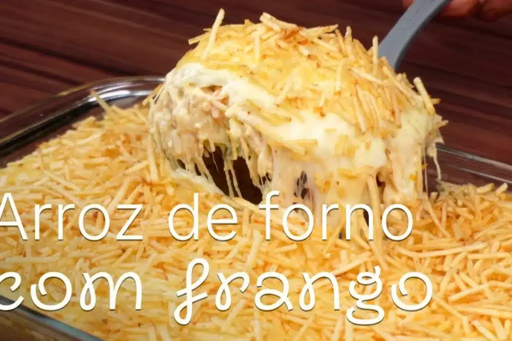 Arroz de forno cremoso e saboroso feito para reaproveitar as sobras da geladeira de um jeito muito fácil 4 Arroz de forno cremoso