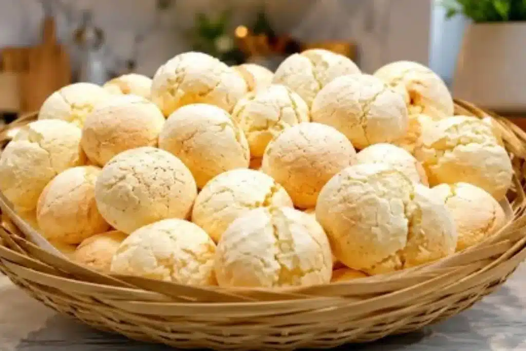 Biscoitinhos de coco divinos feitos com amido de milho que derretem na boca de tão macios 4 Biscoitinhos de coco