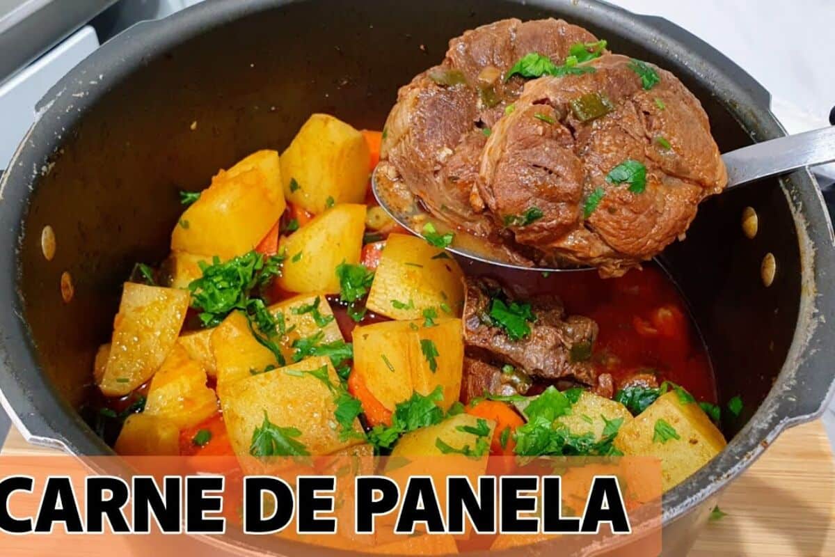 Carne de panela feita com músculo e batatas na pressão, super macia e com um molho bem encorpado 71 Carne de panela