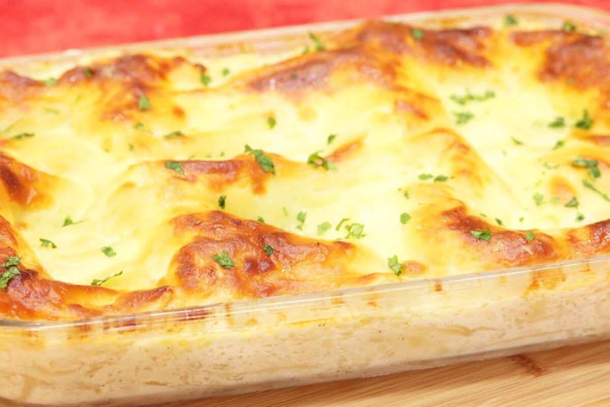 Lasanha de domingo muito cremosa, rápida e fácil de preparar, para surpreender toda a família 91 Lasanha de domingo