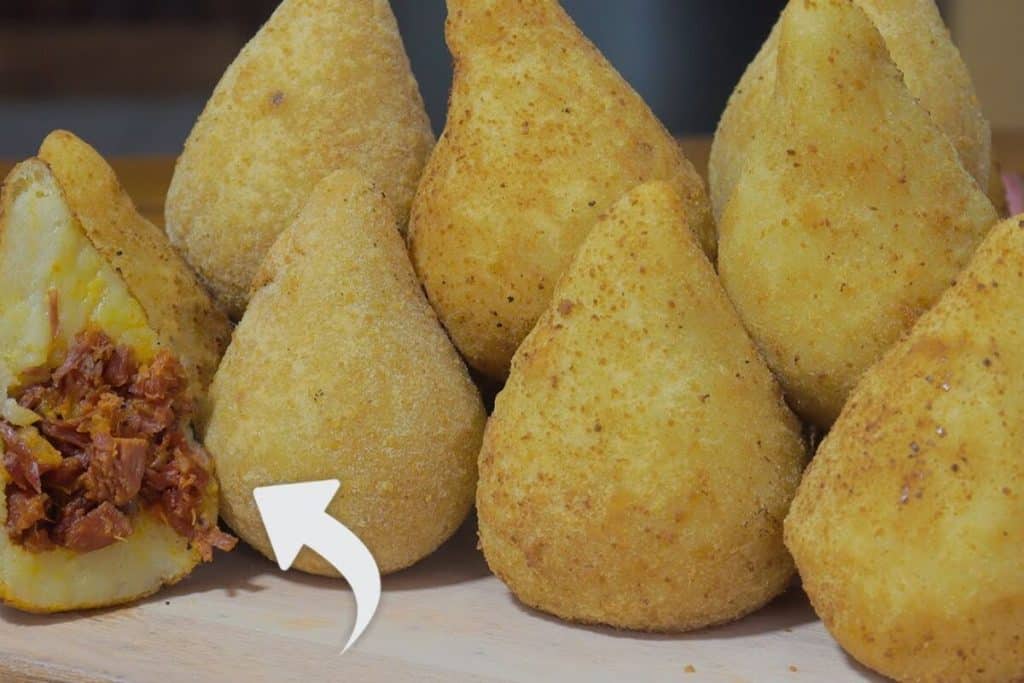 Massa de coxinha com segredo especial para ficar perfeita, levinha e crocante por fora, uma delícia 168 Massa de coxinha