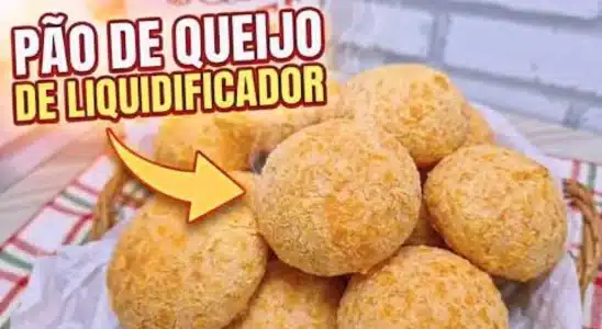 Pão de queijo de preguiçoso feito de forma super rápida e prática, ideal para o seu café da manhã 4 Pão de queijo de preguiçoso