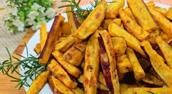 Petisco de batata doce