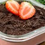 Sobremesa sensação sem açúcar e sem leite, a combinação perfeita de chocolate com morango 1 Sobremesa sensação sem açúcar