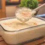 Arroz doce com leite em pó bem cremoso e fácil, com aquele gostinho delicioso de infância 1 Arroz doce com leite em pó
