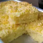 Bolo mané pelado feito no liquidificador, bem cremoso, fofo e irresistível para a hora do café 1 Bolo mané pelado