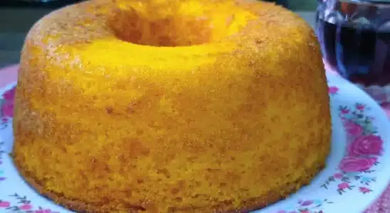 Bolo sem farinha de trigo