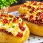 Batata recheada cremosa