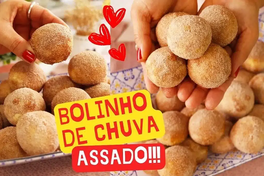 Bolinho de chuva assado super macio e fofinho com aquele sabor inesquecível da infância 4 Bolinho de chuva assado