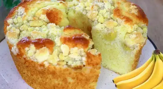 Bolo de banana diferente