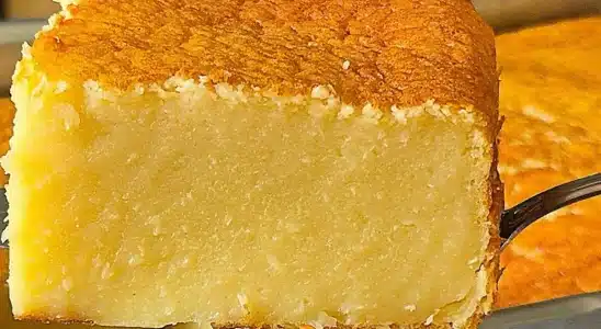 Bolo de leite mole estilo caçarola que fica cremoso, derrete na boca e é ideal para o café da tarde 2 Bolo de leite