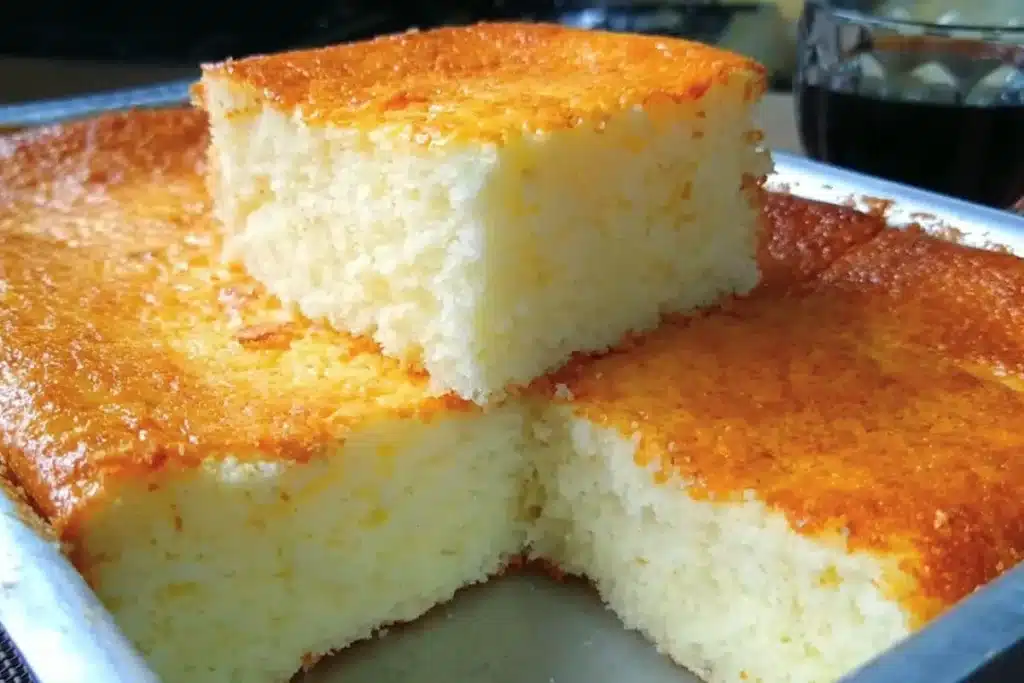 Bolo sem farinha de trigo extremamente fofinho e leve, para acompanhar aquele café quentinho 4 Bolo sem farinha de trigo