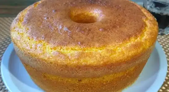 Bolo sem farinha de trigo
