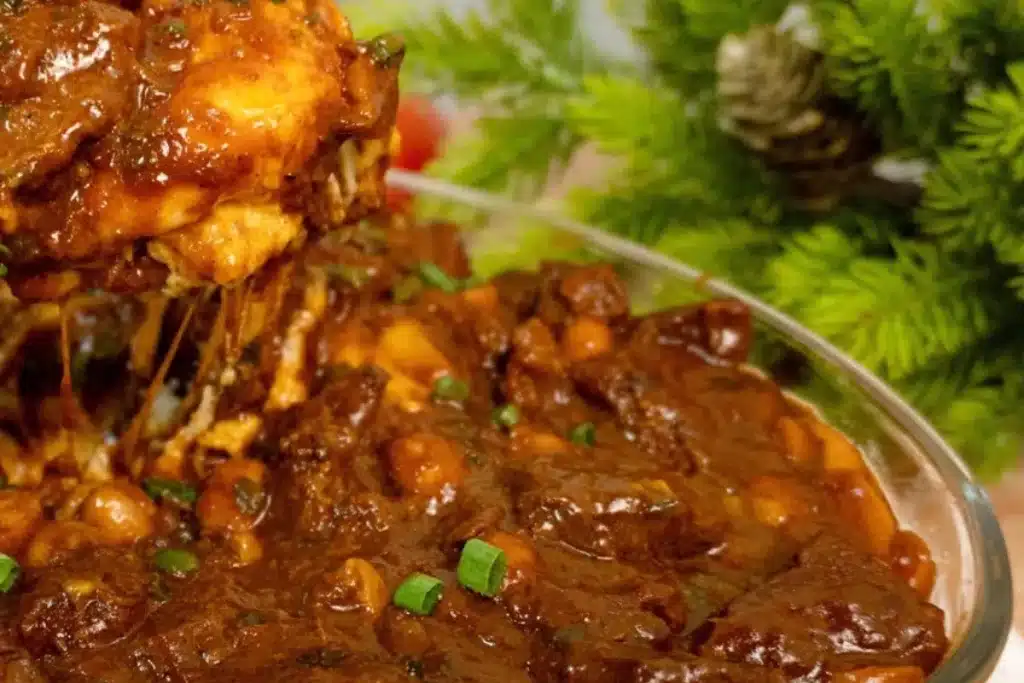 Carne de panela muito macia e suculenta acompanhada de batatas bem temperadas 4 Carne de panela
