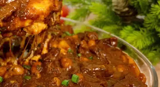 Carne de panela muito macia e suculenta acompanhada de batatas bem temperadas 2 Carne de panela