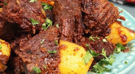 Carne de panela suculenta