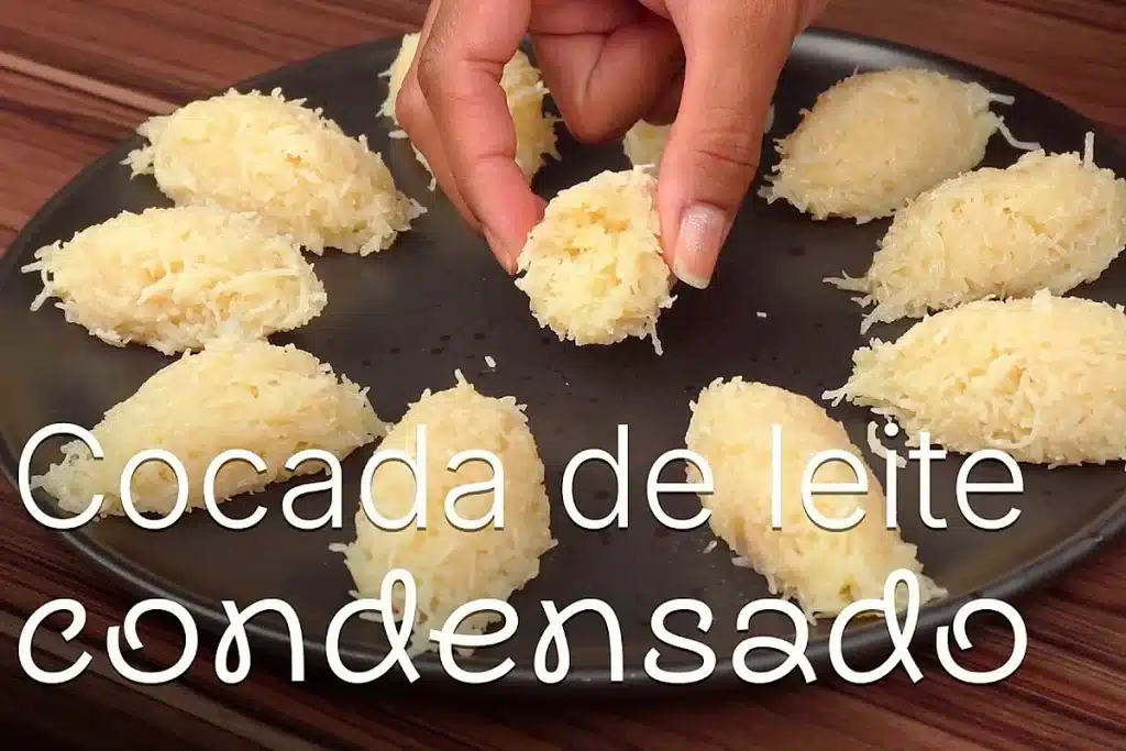 Cocada de leite condensado super fácil e deliciosa, crocante por fora e macia por dentro 4 Cocada de leite condensado