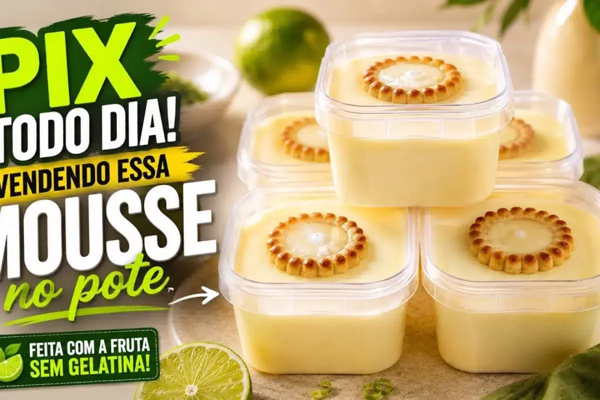 Mousse de limão super cremoso, refrescante e fácil, para saborear com a família ou vender 137 Mousse de limão